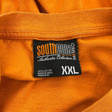 Southpole Graphic T-Shirt - 2XL Orange Cotton