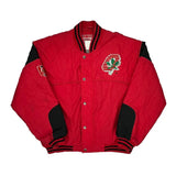 Vintage Ohio State Nutmeg College Varsity Jacket - Large Black Polyester