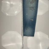 Taz Lot 29 Cartoon Jeans - 32W 34L Light Wash Cotton