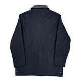 New Eskdale Barbour Quilted Jacket - Large Navy Polyester