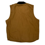 Berne Gilet - Medium Brown Cotton