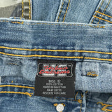 Unbranded Graphic Jeans - 25W 25L Blue Cotton