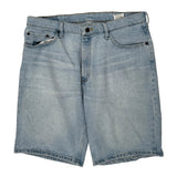 Wrangler Denim Shorts - 35W 10L Light Wash Cotton