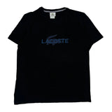 Lacoste T-Shirt - Large Black Cotton