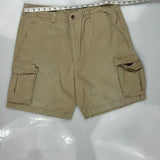 Wrangler Cargo Shorts - 36W 9L Khaki Cotton