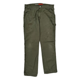 Dickies Cargo Trousers - 34W 34L Green Cotton