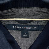 Tommy Hilfiger Polo Shirt - Large Navy Cotton