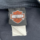 Honolulu Harley Davidson Graphic T-Shirt - 3XL Black Cotton