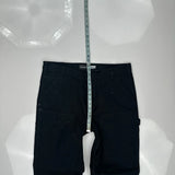 Carhartt Double Knee Carpenter Trousers - 36W 34L Black Cotton