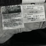 Levis Jeans - 26W UK 6 Black Cotton