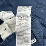 Levis Cargo Shorts - 37W 10L Blue Cotton
