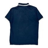 Armani Exchange Polo Shirt - Small Blue Cotton