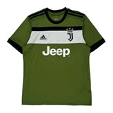 Juventus Adidas 2017-18 Third Football Shirt - Large Green Polyester