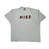 Nike Spellout T-Shirt - XL White Cotton