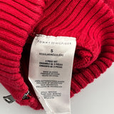 Age 5 Tommy Hilfiger 1/4 Zip - XS Red Cotton
