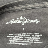 1975 - US Tour The Rolling Stones Band T-Shirt - Large Black Cotton