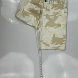 Tommy Hilfiger Camo Chino Shorts - 34W 9L Beige Cotton