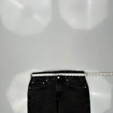 550 Levis Jeans - 34W 30L Black Cotton