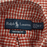 Ralph Lauren Checked Shirt - Small Red Cotton