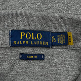 Polo By Ralph Lauren Slim Fit Polo Shirt - XL Grey Cotton