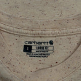 Carhartt T-Shirt - Small Beige Cotton