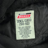 Dickies Checked Jacket - 2XL Black Cotton