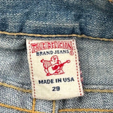 True Religion Denim Shorts - 34W US 8 Blue Denim