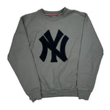 New York Yankees Mlb Sweatshirt - Large Gray Cotton