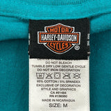 Barnett Harley-Davidson El Paso, Texas Harley Davidson T-Shirt - Medium Green Cotton