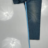 501 Levis Jeans - 32W UK 12 Blue Cotton