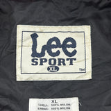 Vintage Sap'S Coastal Automotive Health Services Lee Sport Graphic Jacket - XL Black Nylon