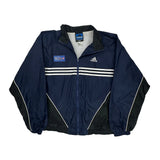 Olympics Adidas Graphic Windbreaker - Medium Blue Nylon