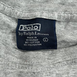 Polo By Ralph Lauren T-Shirt - Large Gray Cotton Blend