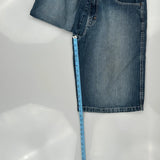 Lot 29 Denim Shorts - 36W 12L Blue Cotton