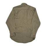Carhartt Shirt - Medium Khaki Cotton Blend