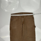 Dickies Carpenter Pants - 38W 31L Brown Cotton