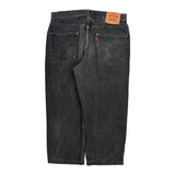 550 Levis Jeans - 34W 23L Black Cotton
