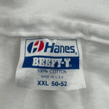 Hanes Graphic T-Shirt - 2XL White Cotton
