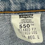 Levis Jeans - 36W UK 18 Light Wash Cotton