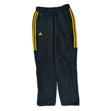 Climalite Adidas Striped Track Pants - Small Black Polyester