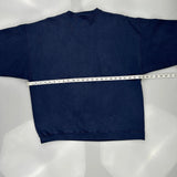 Disney Cartoon Sweatshirt - Large Navy Cotton