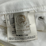 Diesel Jeans - 32W UK 10 White Cotton