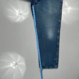 Wrangler Carpenter Jeans - 35W 30L Blue Cotton