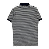 Polo By Ralph Lauren Striped Polo Shirt - Small Black & White Cotton