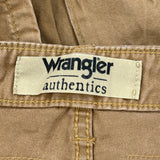 Wrangler Cargo Shorts - 34W 11L Brown Cotton