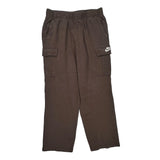 Nike Cargo Pants - Large Brown Cotton
