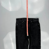505 Levis Jeans - 32W 30L Black Cotton