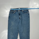 Calvin Klein Jeans - 32W UK 12 Blue Cotton