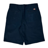 Dickies Chino Shorts - 34W 10L Navy Polyester Blend