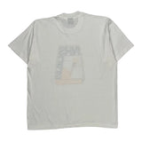 Screen Stars Graphic T-Shirt - XL White Cotton Blend